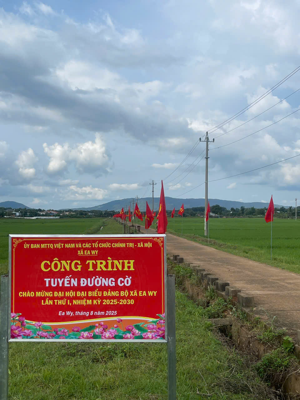 HỘI CỰU CHIẾN BINH XÃ EA WY TỔ CHỨC VÀ THAM GIA CÁC HOẠT ĐỘNG CHÀO MỪNG ĐẠI HỘI ĐẢNG BỘ XÃ